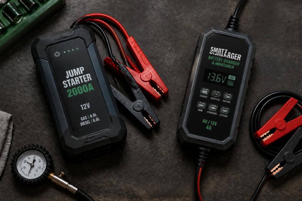 Best Car Battery Chargers & Jump Starters for the Garage Top 5 Picks