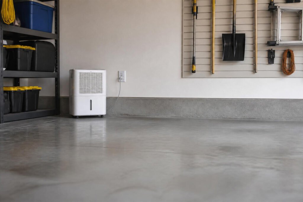 garage mold removal clean dry finished garage